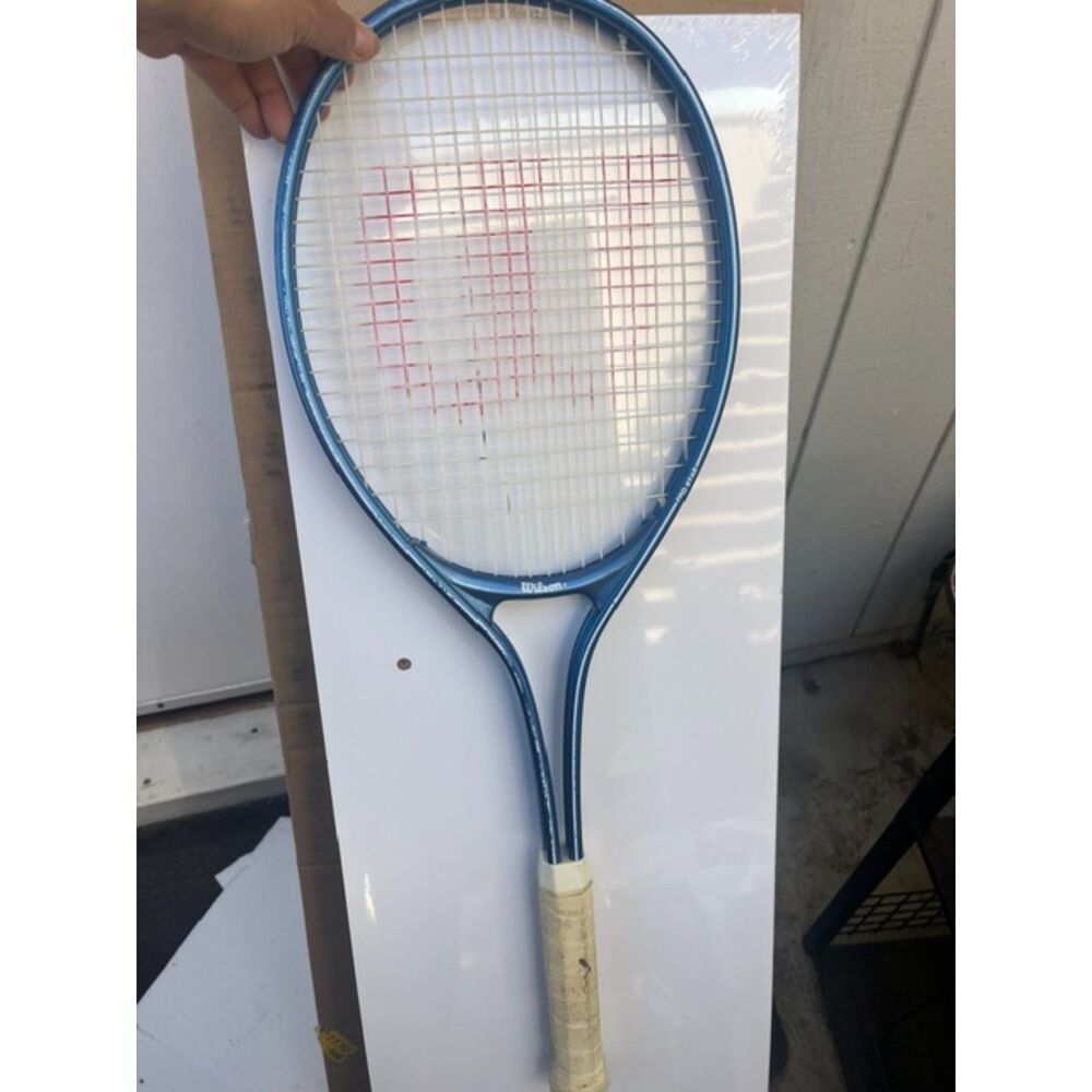 Wilson Pro Staff Midsize Metallic Blue Tennis Racket (2 rackets)
